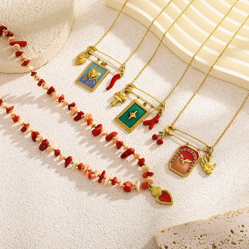Collier Oracle Topaze