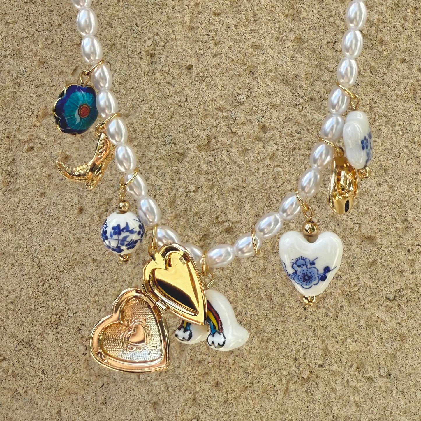 Collier Breloques Majorelle