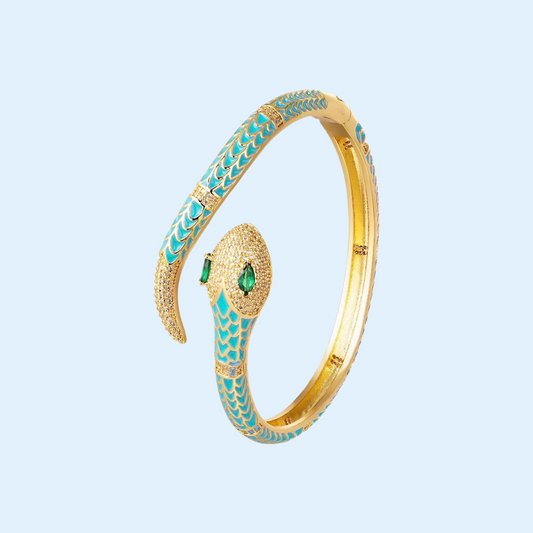 Bracelet Serpent Bleu